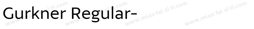 Gurkner Regular字体转换